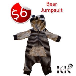 Carter's Baby Boys' Hooded Jumpsuit newborn